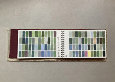 Synth&egrave;se Visuelle. Notebooks painted in France
