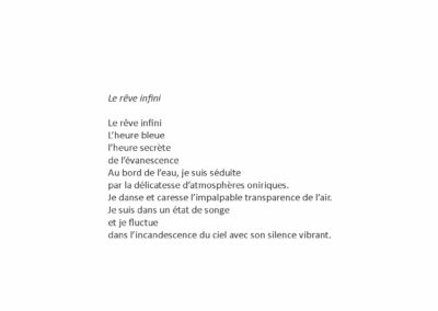 Synth&egrave;se Visuelle. Le r&ecirc;ve infini. Po&eacute;sie