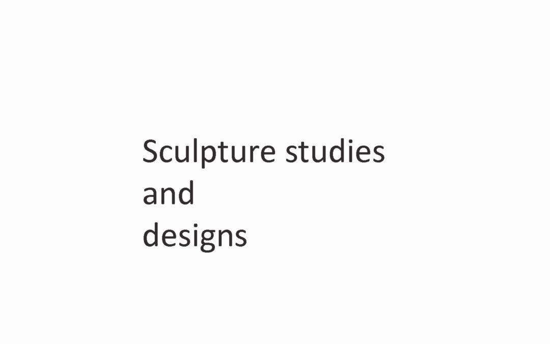 Synthèse Visuelle. Sculpture studies and design