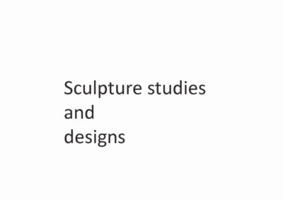 Synth&egrave;se Visuelle. Sculpture studies and design